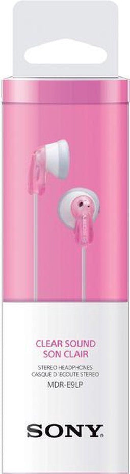 Sony MDR-E9LP - In-ear oordopjes - Neodymiummagneet 13,5mm-driverunit - Roze