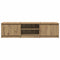 vidaXL - Tv-meubel - 140x40x36 - cm - bewerkt - hout - artisanaal - eikenkleurig