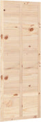 vidaXL - Schuifdeur - 90x1,8x214 - cm - massief - grenenhout