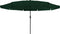 vidaXL - Tuinparasol - met - LED-verlichting - 395 - cm - x - 245 - cm - Groen