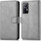 iMoshion Hoesje Geschikt voor Xiaomi 12X / 12 Hoesje Met Pasjeshouder - iMoshion Luxe Bookcase - Grijs