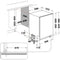WHIRLPOOL W2IHD524AS - Vaatwasmachine - 14 couverts 9 programma's