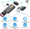Good2know® 2022 - USB ID Kaartlezer - Multifunctioneel voor eID en SD Kaarten - Zwart