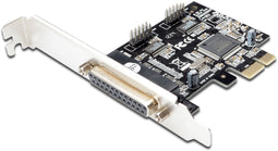Digitus DS-30040-2 - PCIe Controller - 1x Parallel 2x Serieel (9-pins)