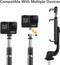 Studio ME - Selfiestick Universeel - Tripod 100 cm - 360° Rotatie - Bluetooth Afstandsbediening - Zwart