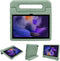 iMoshion Tablet Hoes Kinderen Geschikt voor Samsung Galaxy Tab A8 (2021/2022) - iMoshion Kidsproof Backcover met handvat - Olijfgroen /Olive Green