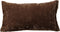 Dutch Decor LEWIS - Sierkussen 30x50 cm - fluweel - met sierrand - Chocolate Martini - donkerbruin - Inclusief binnenkussen