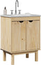 vidaXL - Wastafelkast - OTTA - 59x40x80 - cm - massief - grenenhout