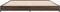 vidaXL - Bedframe - bewerkt - hout - metaal - bruin - eikenkleur - 140x190 - cm