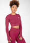 Gorilla Wear Hilton Seamless Long Sleeve - Crop top - Naadloos - Fuchsia - XS/S