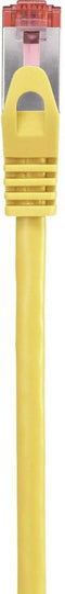 Renkforce RF-5276308 RJ45 Netwerkkabel, patchkabel CAT 6 S/FTP 0.25 m Geel Snagless, Vergulde steekcontacten, Vlambestendig 1 stuk(s)