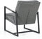 Furnilux - Fauteuil Isaac - Fauteuils Met Armleuning - Fauteuil Relax - Lounge Stoel - Grijs Brave