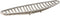 Middenstuk Home ESPRIT Zilverkleurig Modern Verchroomd 51 x 12 x 6 cm