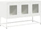vidaXL - Tv-meubel - 100,5x39x60,5 - cm - koudgewalst - staal - wit
