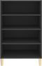 vidaXL - Dressoir - 57x35x90 - cm - bewerkt - hout - grijs