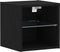 vidaXL - LED - TV - Kast - Zwart - Eiken - 30x28,5x30 - cm - Gelaagd - Hout