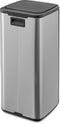 Brabantia Bo Touch Bin - Prullenbak - 30 liter - Matt Steel Fingerprint Proof