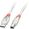 Lindy 41754 - USB-kabel USB 2.0 - 3.00 m - Transparant