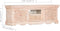 vidaXL - Tv-meubel - 120x30x40 - cm - massief - mangohout - wit