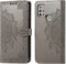iMoshion Hoesje Geschikt voor Motorola Moto G30 / Moto G20 / Moto G10 Power / Moto G10 Hoesje Met Pasjeshouder - iMoshion Mandala Bookcase - Grijs