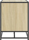 vidaXL - Schoenenbank - 100x40x53,5 - cm - bewerkt - hout - en - metaal - sonoma - eiken