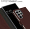 Selencia Samsung Galaxy S24 Ultra - Echt Lederen Bookcase - 3 Pashouders - Donkerbruin