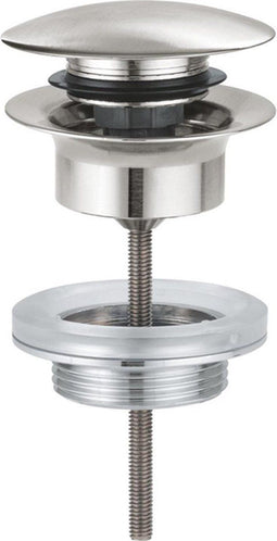 Grohe 65807Dc0 - Afvoerplug Overloop Combinatie - RVS bovendeel - Diameter 64mm