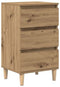 vidaXL - Nachtkastje - Artisan - Eiken - 40x35x70 - cm - Bewerkt - Hout