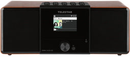 Telestar DIRA S 32i - CD Radio/CD-speler - DAB+ FM Internetradio Bluetooth USB - Bruin/Zwart