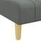 vidaXL - Chaise - longue - stof - donkergrijs