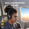 Soundcore Space One Pro - Over-Ear - ANC Quadruple Noise Cancelling - Zwart