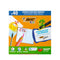 BIC Kids Multisurface Kleurpotloden met Driehoekige vorm - Uitwisbaar - 4 x 10 Kleuren - Classpack van 40 potloden + 2 Puntenslijpers