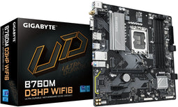 Gigabyte B760M D3HP - Micro-ATX Moederbord - Wi-Fi 6 Bluetooth 5.3 - 192 GB DDR5