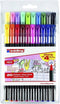 edding 1200 - Viltstiften - Set van 20 kleuren in etui - 1 mm ronde punt - back to school