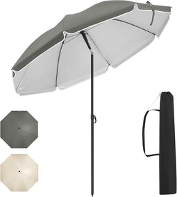 WOLTU GSS0007dgr01 Balkon parasol 135 cm - UPF 50+ UV bescherming - Kantelbaar 35 graden -
