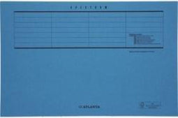 Dossiermap Secolor Blauw Papier Gelijkzijdig