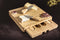 Cosy&Trendy - Snijplank - met kaassnij set - 23x23xH3,5cm - bamboe