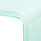 vidaXL - Tv-meubel/monitorverhoger - 40x25x11 - cm - glas - groen - groen