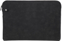 Hama Classy - Laptop Sleeve 15,6" - Hoogwaardig kunstleer met suède-look - Zwart