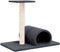 vidaXL - Kattenmeubel - met - tunnel - 60x34,5x50 - cm - donkergrijs