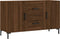 vidaXL - Dressoir - 100x36x60 - cm - bewerkt - hout - bruin - eikenkleur