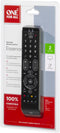 One For All Comfort Essence 2 - Universele afstandsbediening - IR Draadloos - Zwart (2 stuks)
