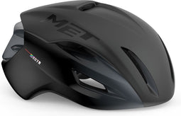 MET Manta MIPS - Fietshelm - Aerodynamisch 360° hoofdriem - Zwart (S)
