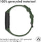 imoshion Siliconen bandje - Geschikt voor Fitbit Charge 4, Charge 3 - Groen - One Size