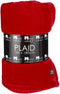 Mica Decorations Famke Fleece Plaid - L180 x B130 cm - Rood