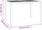vidaXL - Tuintafel - 110x80x72 - cm - staal - antracietkleurig