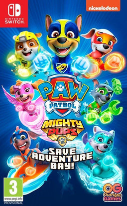 Paw Patrol - Mighty Pups Save Adventure Bay - Nintendo Switch - Avontuur (2020)