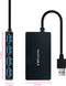 Nanocable 10.16.4403 - USB hub - 4x USB 3.2 Gen 1 - Zwart