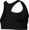 Nike W NK DF SWSH 1PP BRA BV3636 - Medium Support Sportbeha - Zwart - M