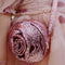 Konges Sløjd Rose Schoudertasje met glitter - Glitter Rose